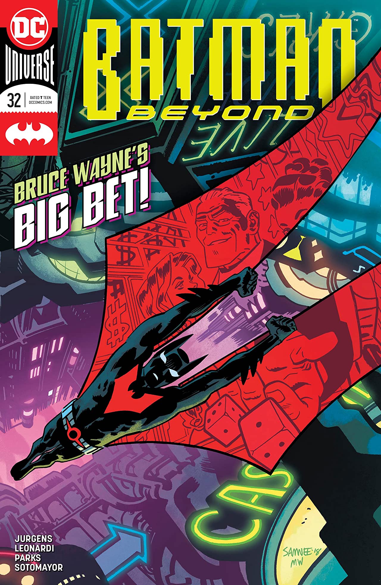 Batman Beyond #32 cover