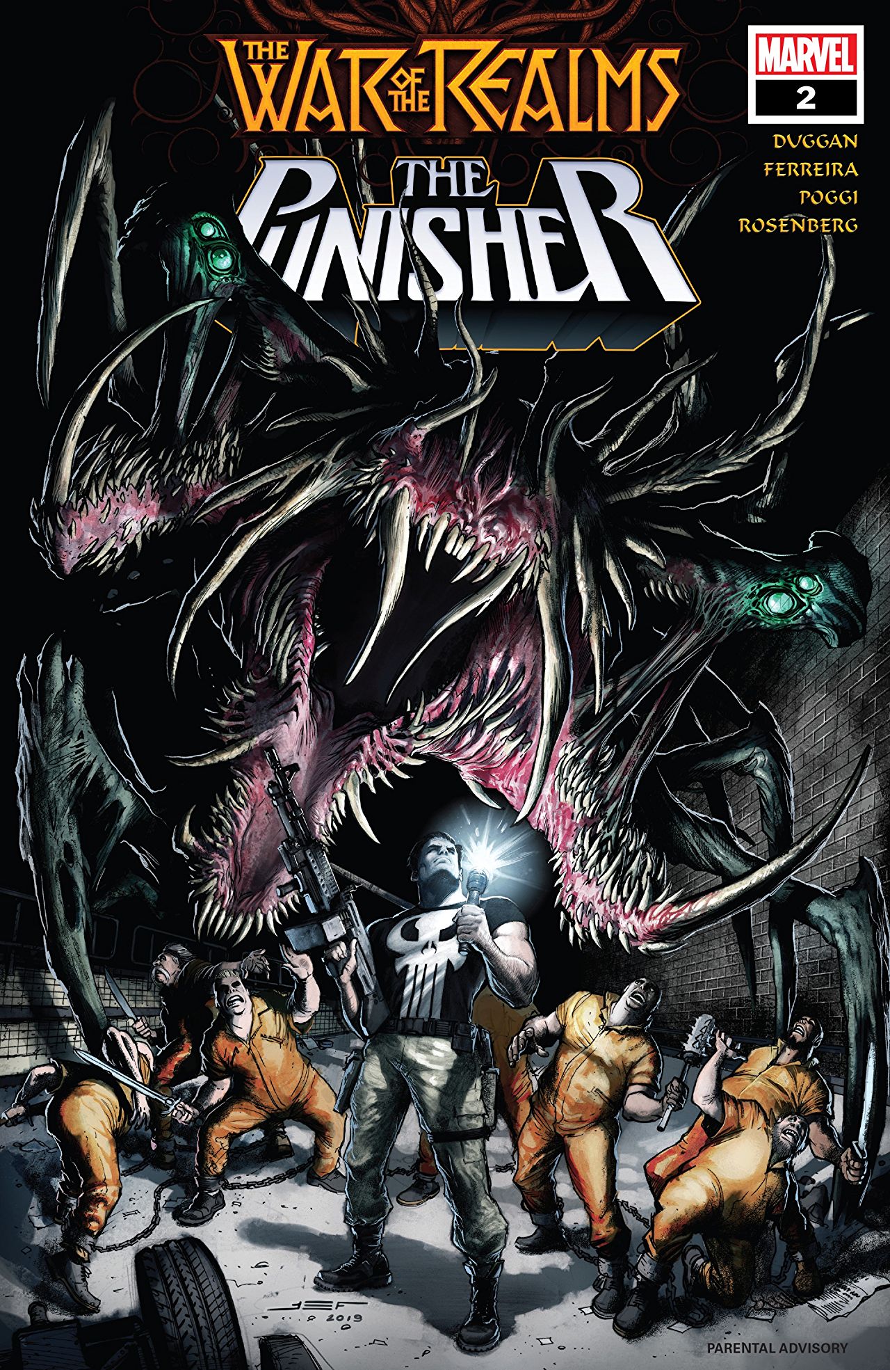 War of the Realms: Punisher #2 cover