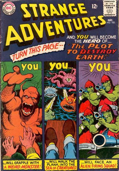 Strange Adventures #183 cover