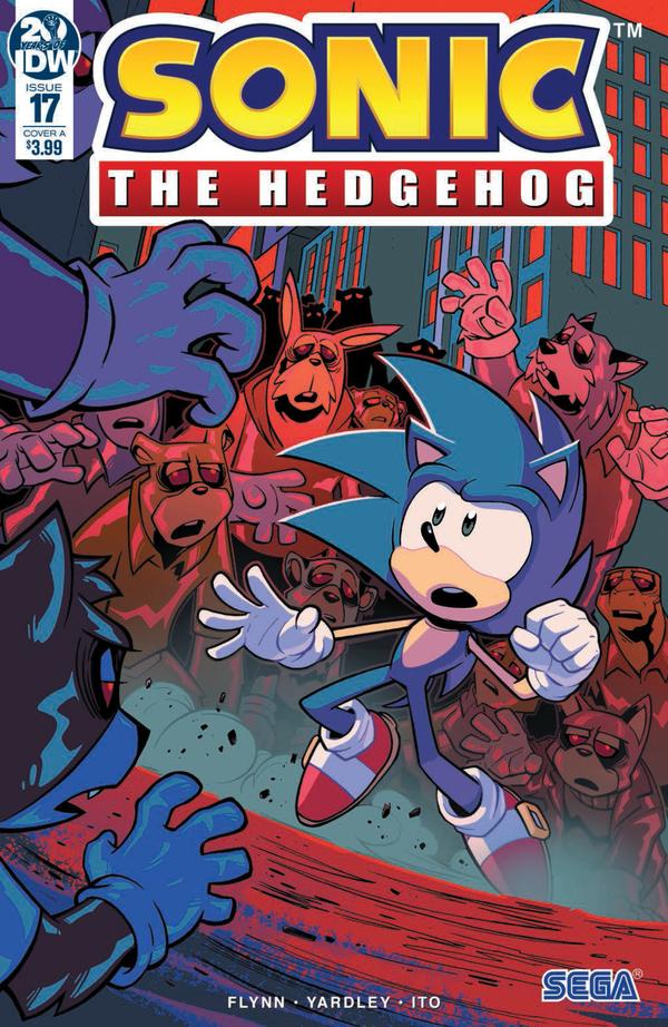 Sonic the Hedgehog #17 cover