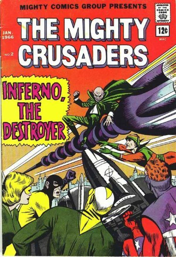 The Mighty Crusaders #2 cover