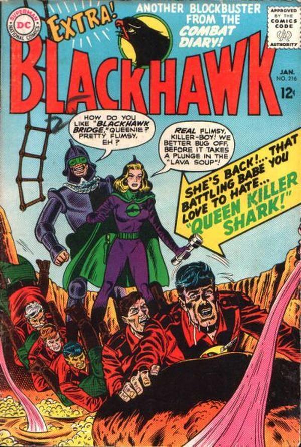 Blackhawk #216 cover