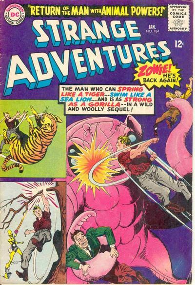 Strange Adventures #184 cover