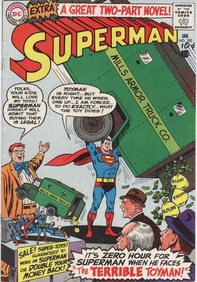 Superman #182 cover