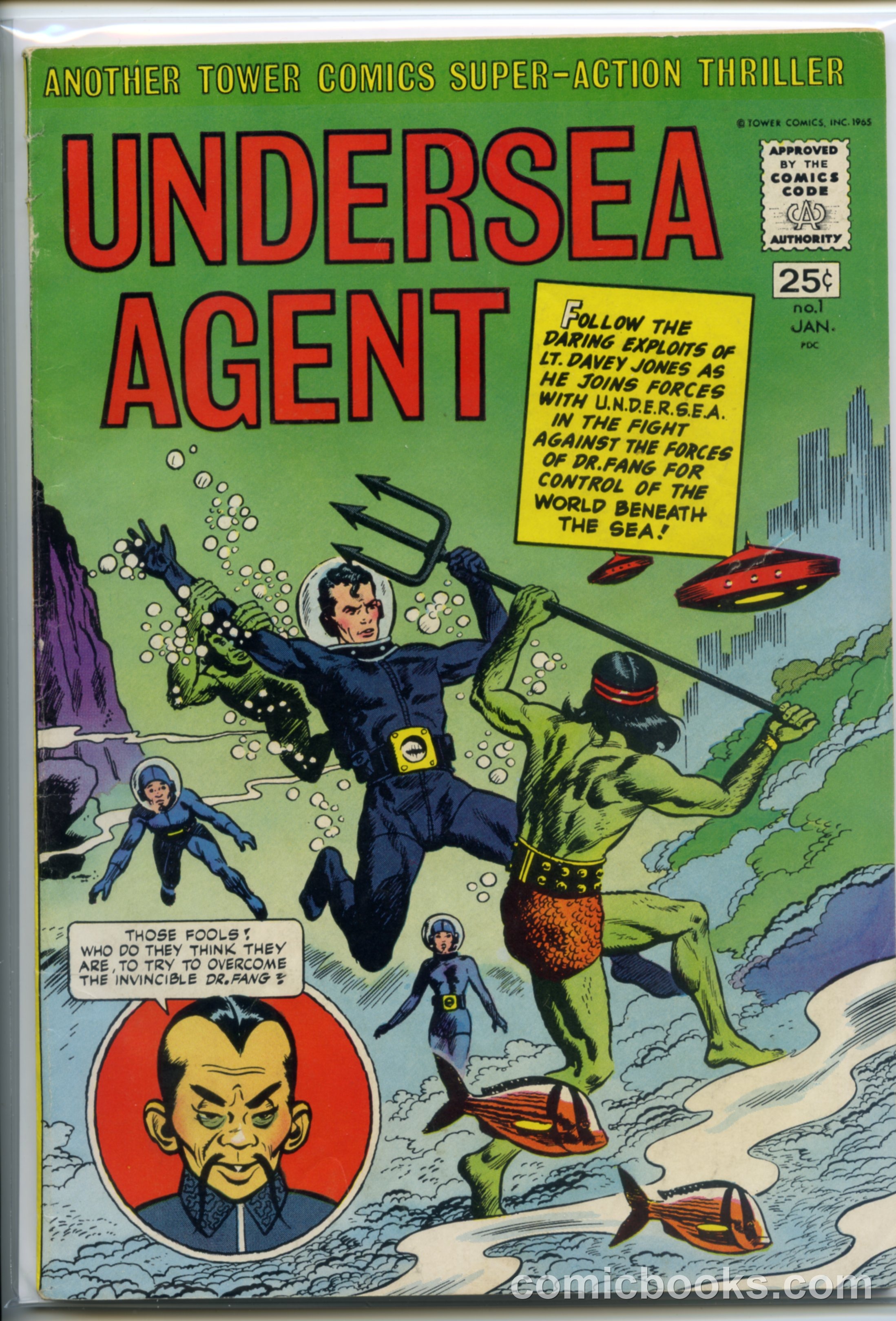 Undersea Agent #1 cover