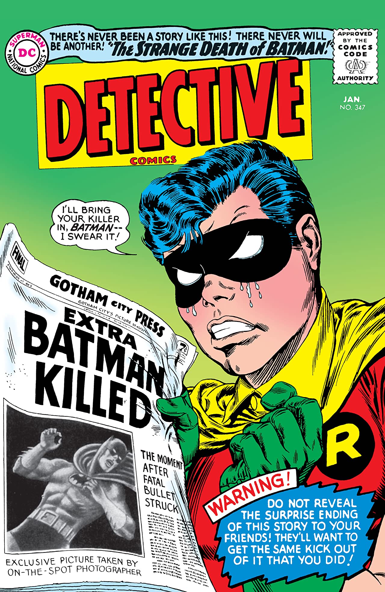 Detective Comics #347 cover