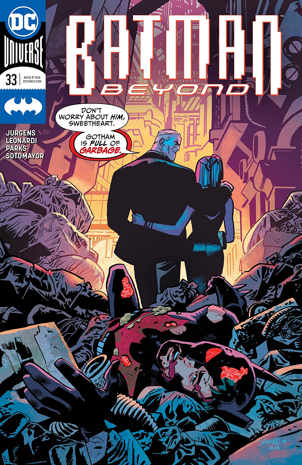 Batman Beyond #33 cover
