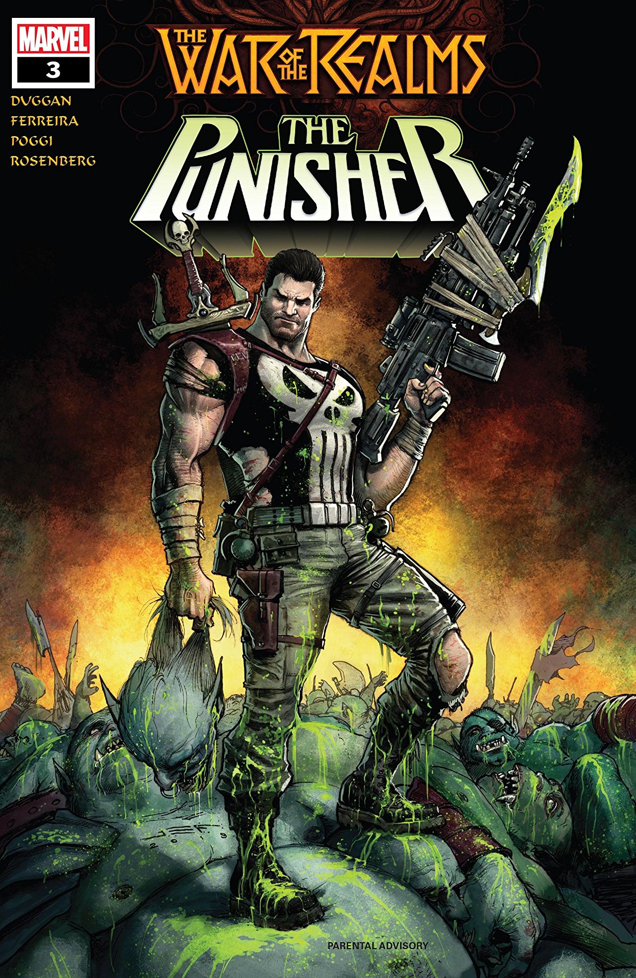 War of the Realms: Punisher #3 cover