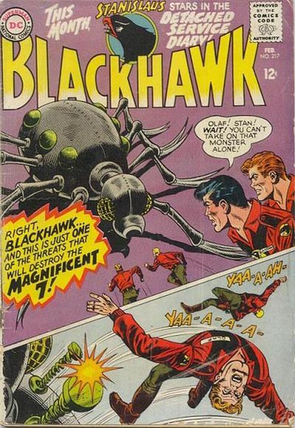 Blackhawk #217 cover