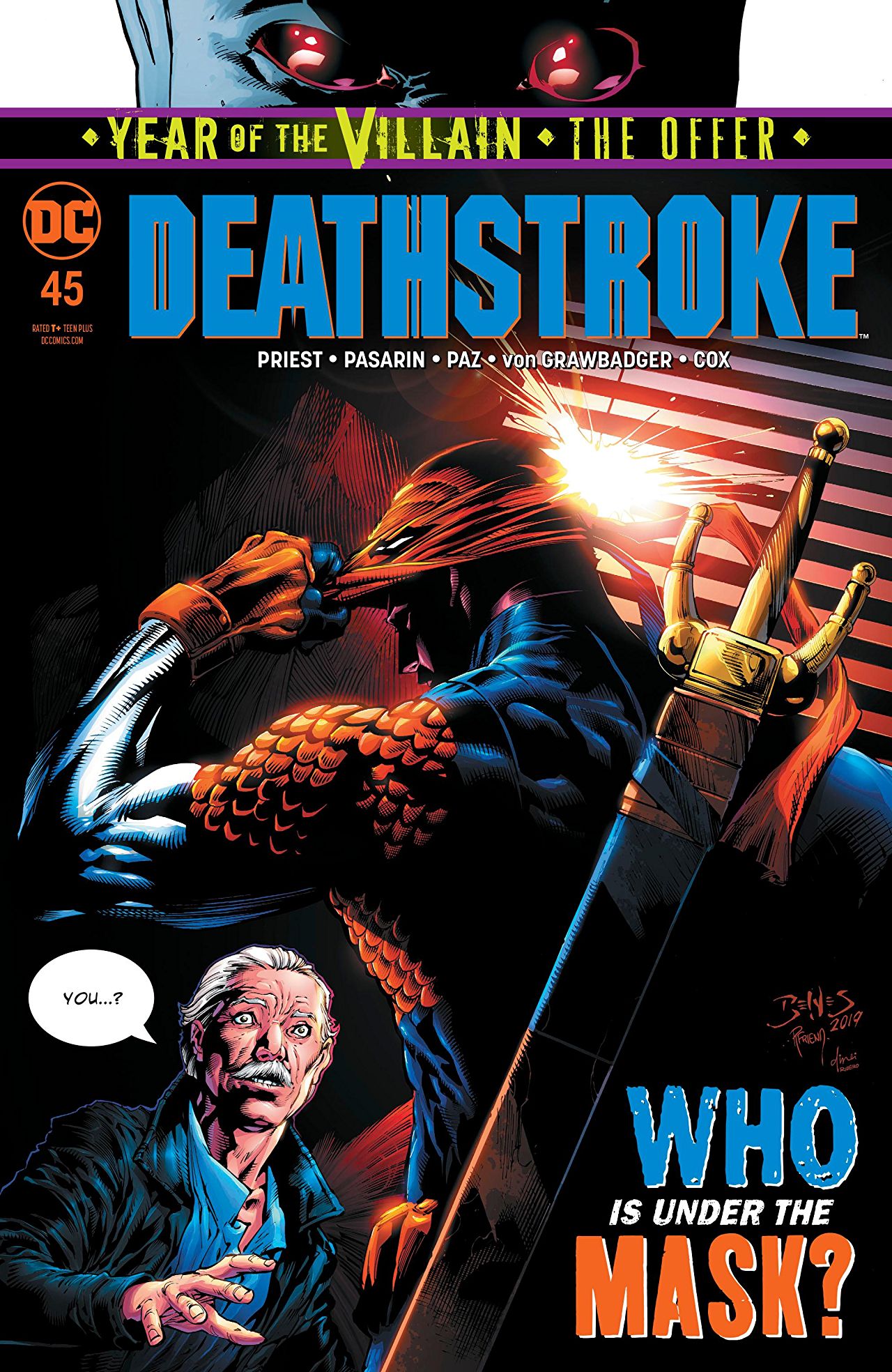 Deathstroke #45 cover