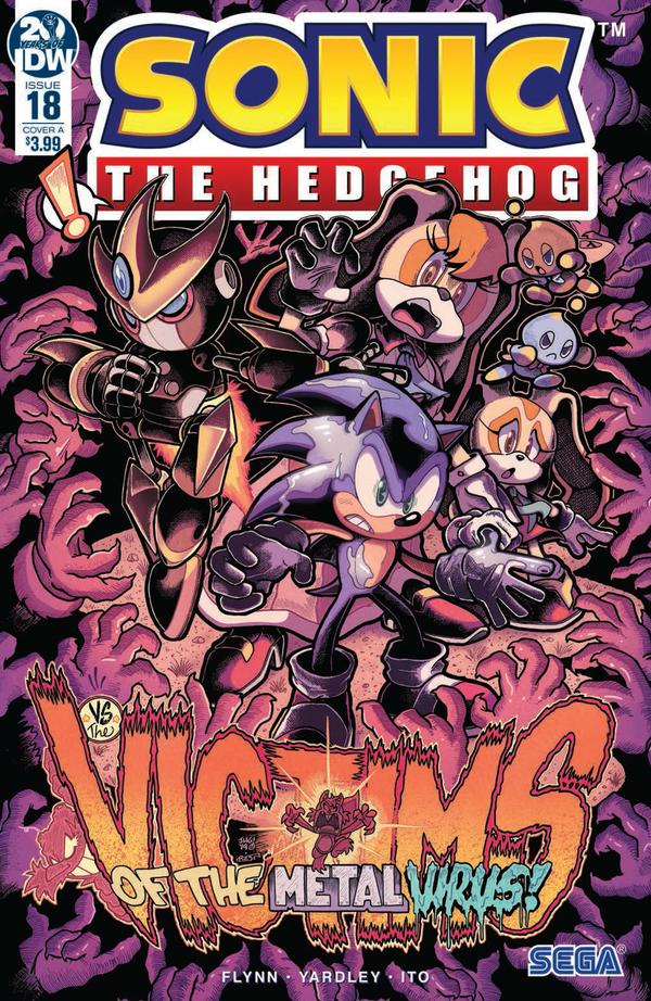 Sonic the Hedgehog #18 cover