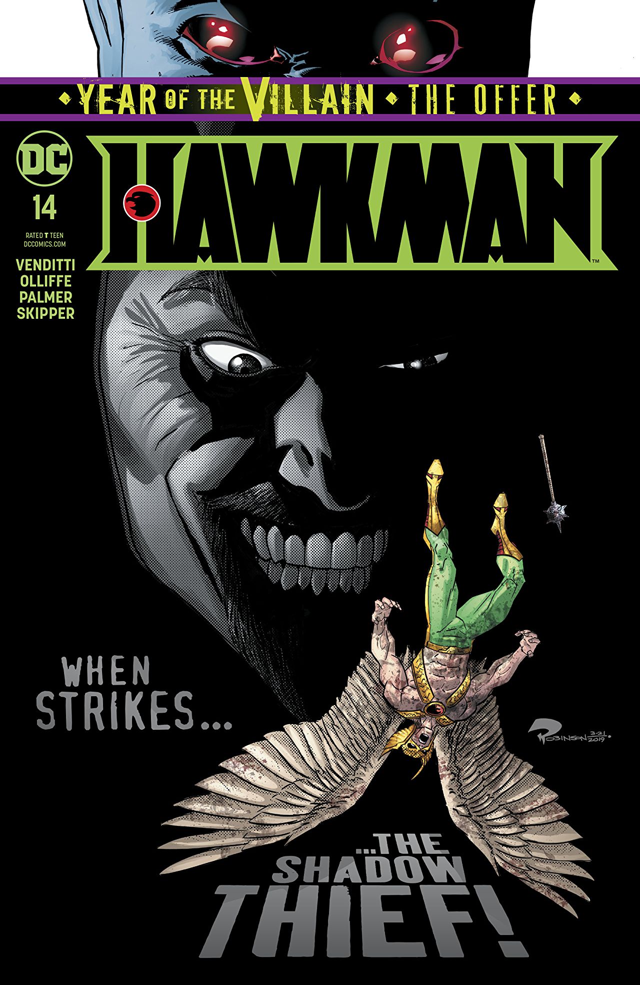 Hawkman #14 cover