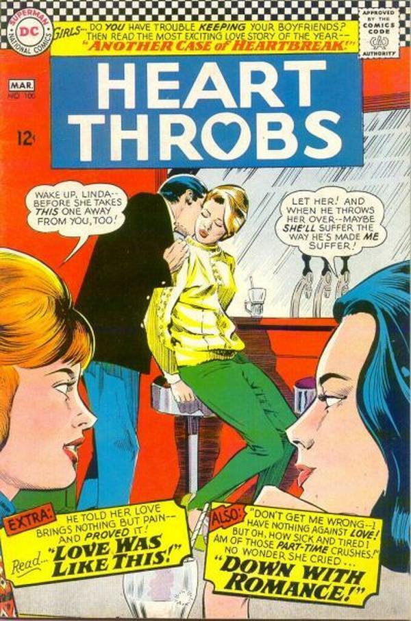 Heart Throbs #100 cover