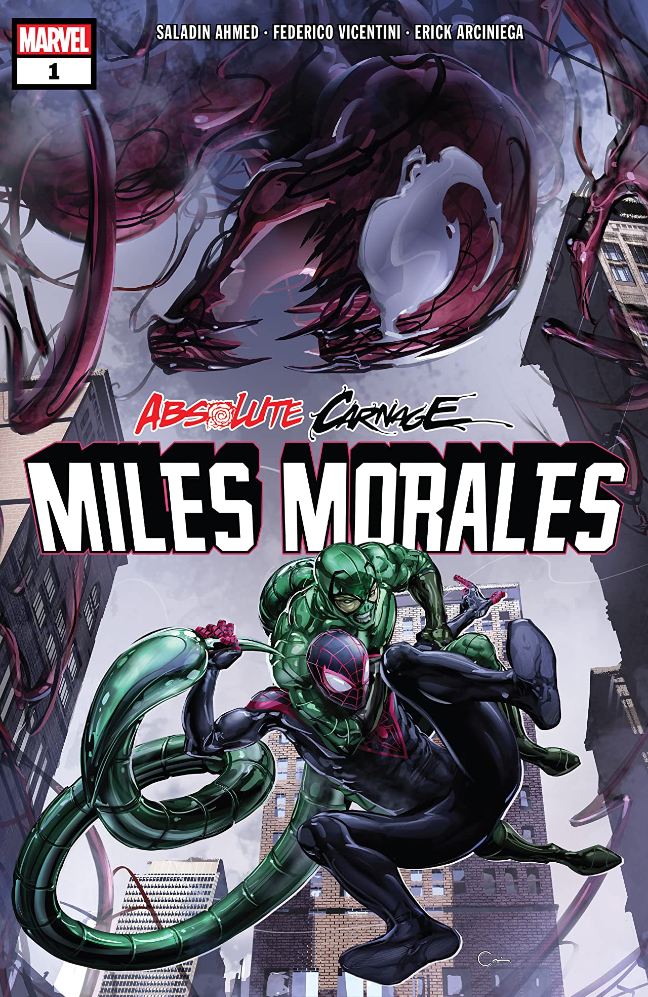 Absolute Carnage: Miles Morales #1 cover