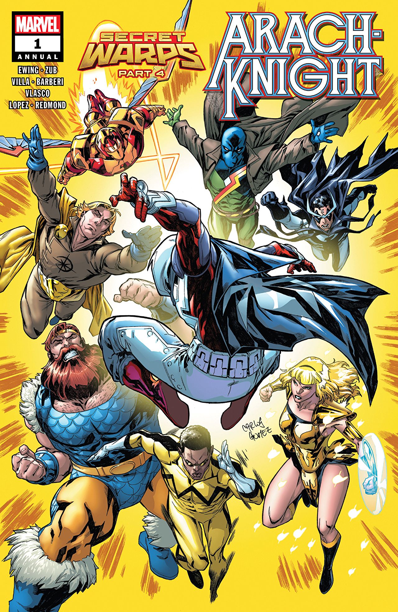 Secret Warps: Arachknight Annual #1 cover