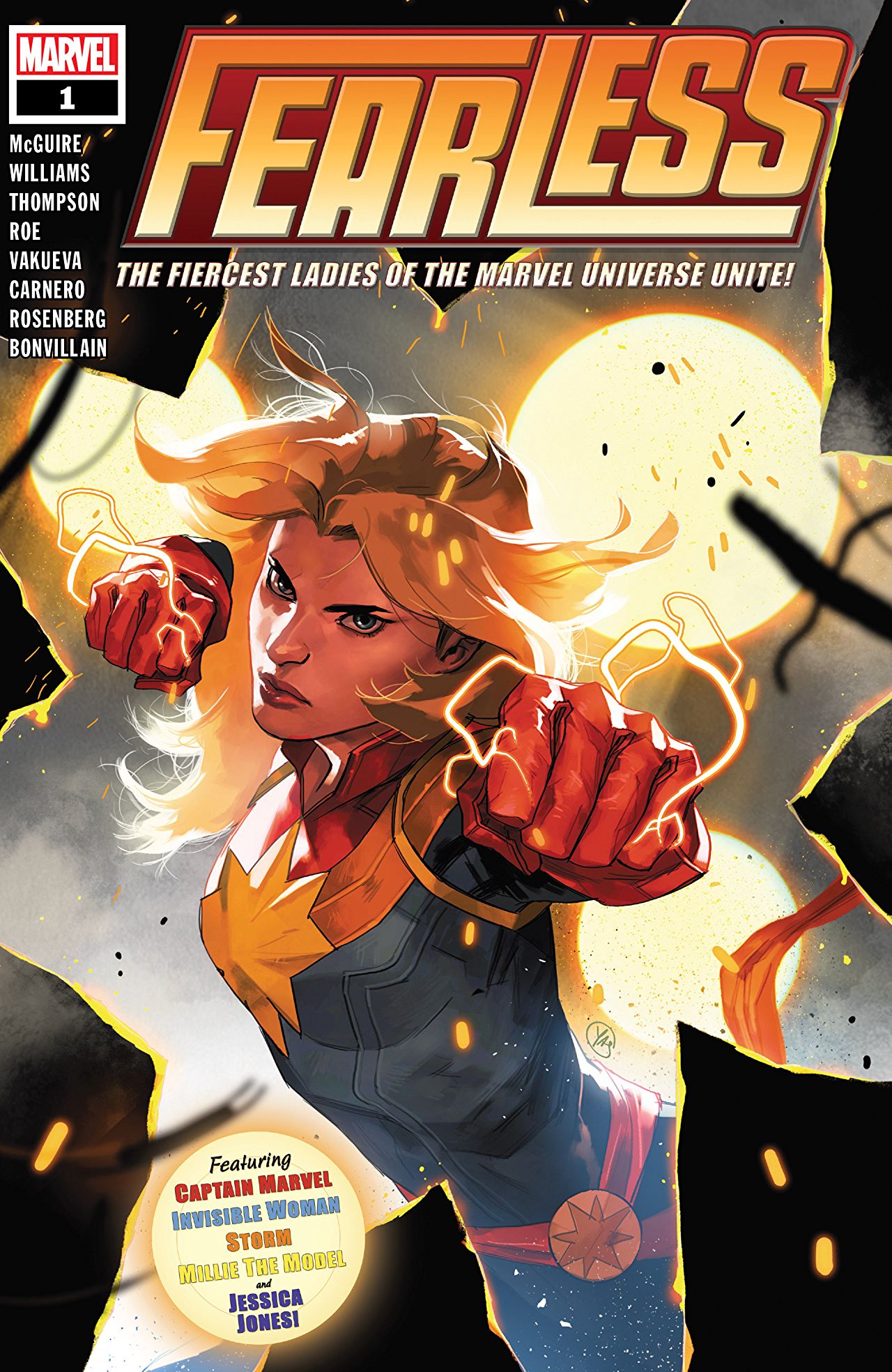 Fearless #1 cover