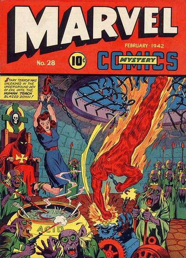 Marvel Mystery Comics #28 cover