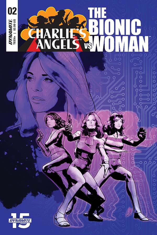 Charlie's Angels vs. the Bionic Woman #2 cover