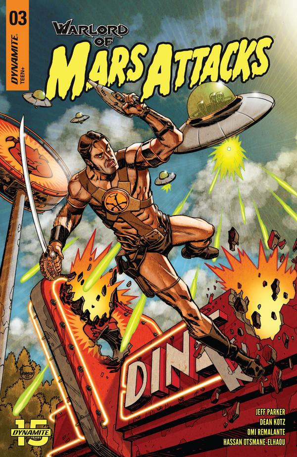 Warlord of Mars Attacks #3 cover