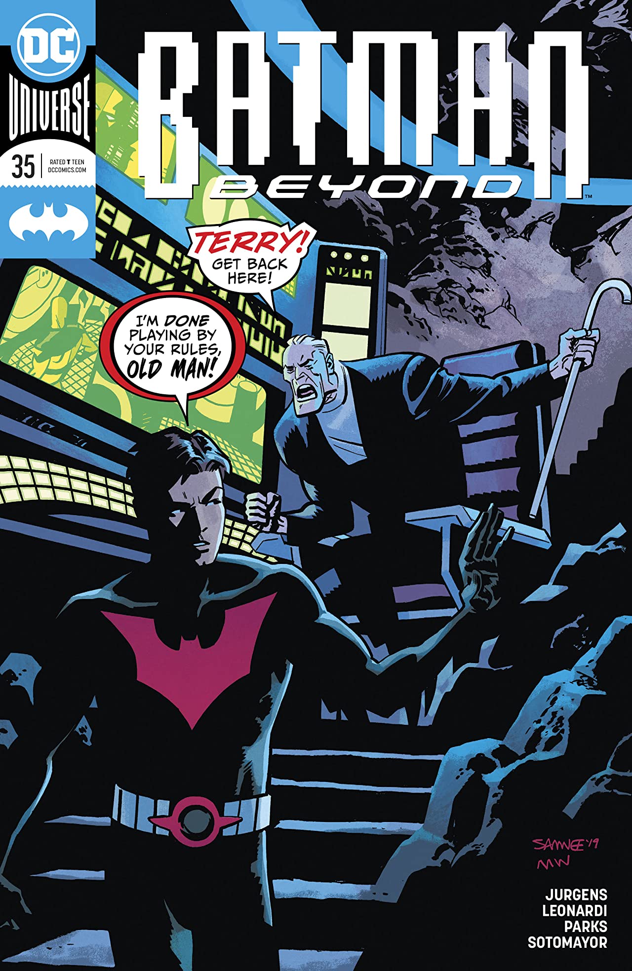 Batman Beyond #35 cover