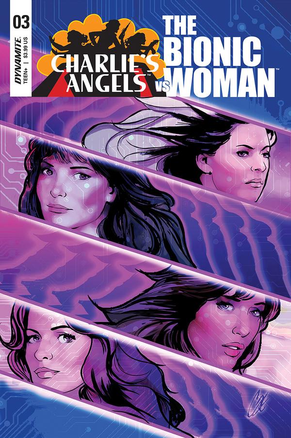 Charlie's Angels vs. the Bionic Woman #3 cover