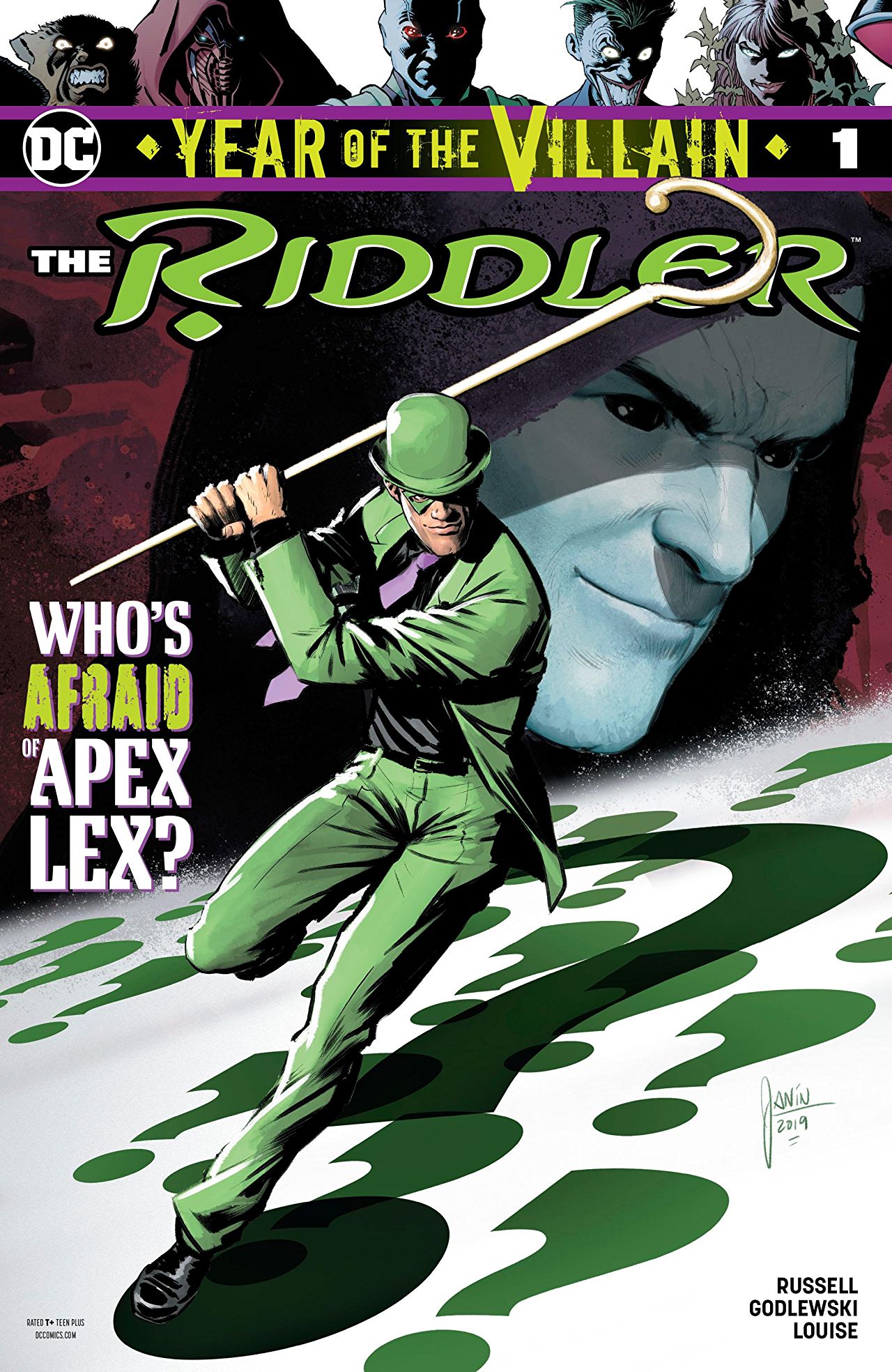 The Riddler: Year of the Villain #1 cover