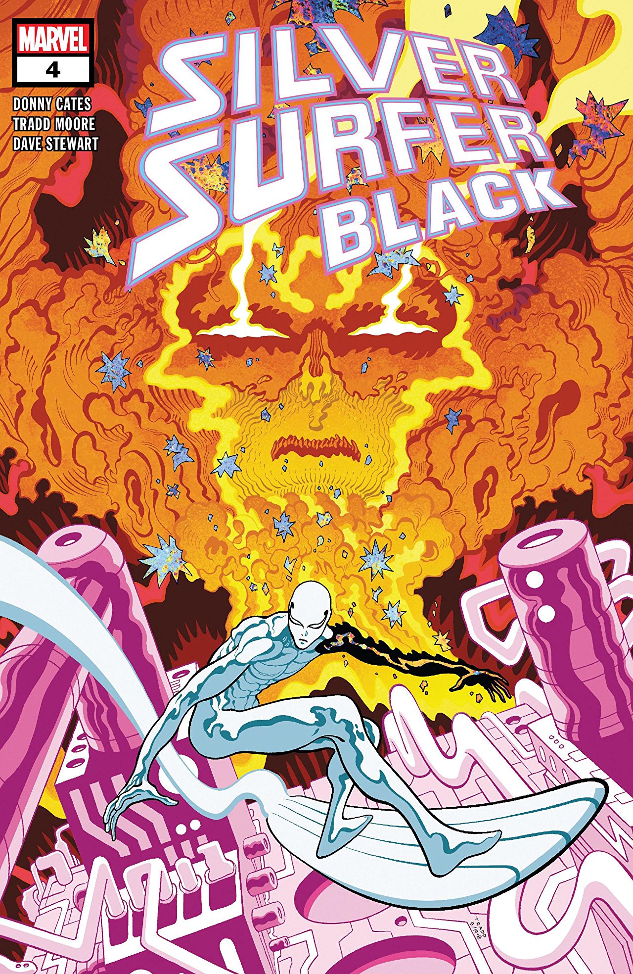 Silver Surfer: Black #4 cover