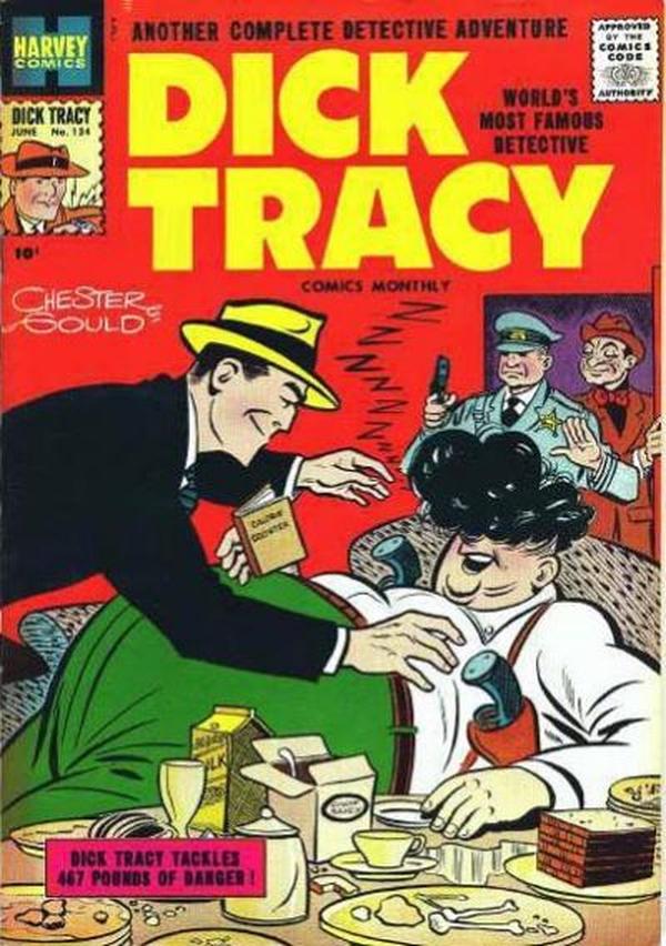 Dick Tracy #124 cover
