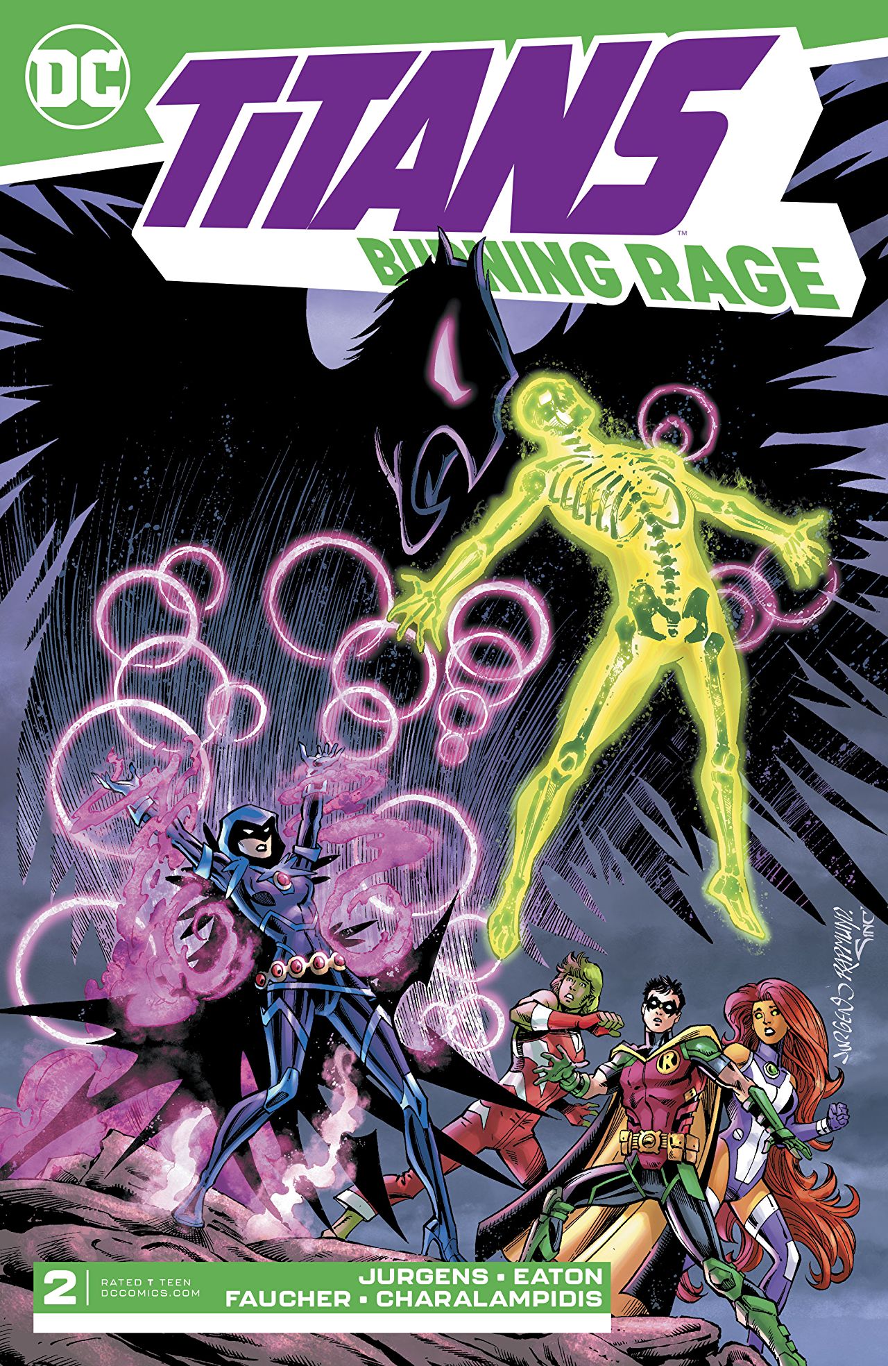 Titans: Burning Rage #2 cover