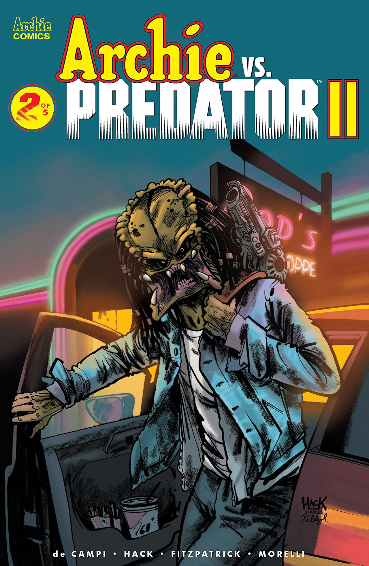 Archie vs. Predator II #2 cover