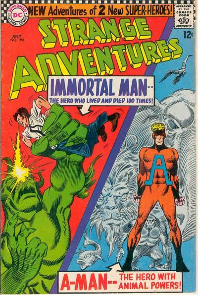 Strange Adventures #190 cover