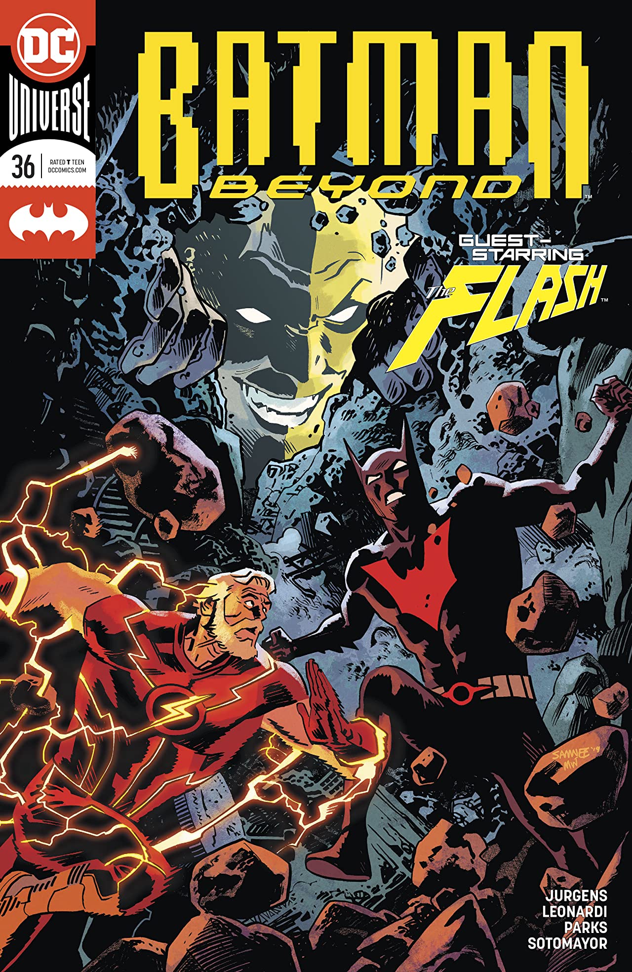 Batman Beyond #36 cover