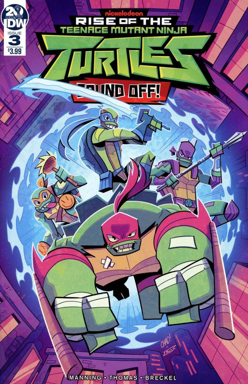 Rise of the Teenage Mutant Ninja Turtles: Sound Off! #3 cover