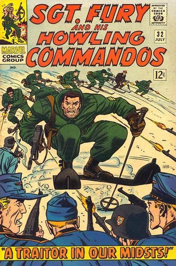 Sgt. Fury #32 cover