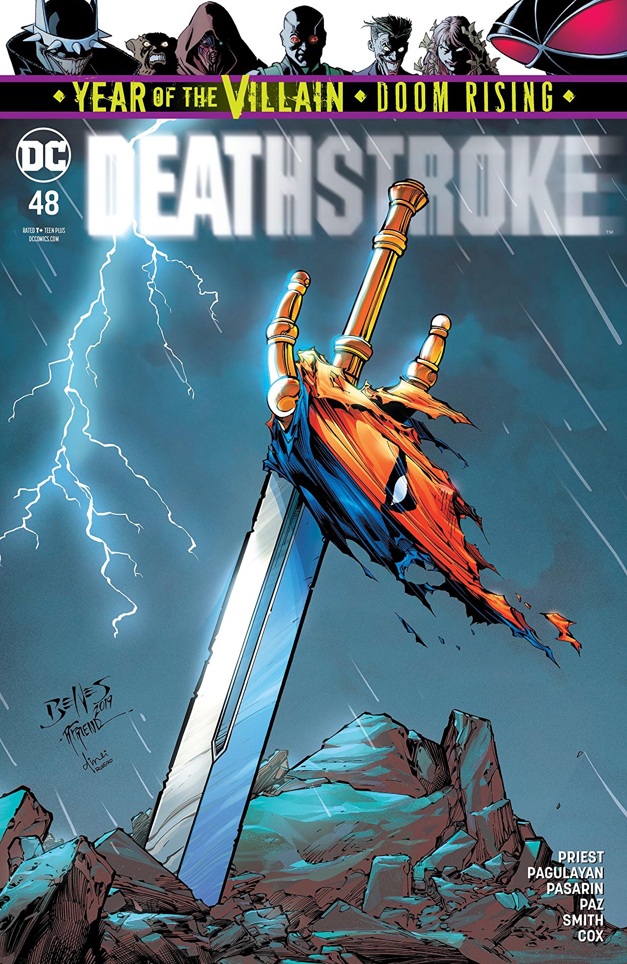 Deathstroke #48 cover