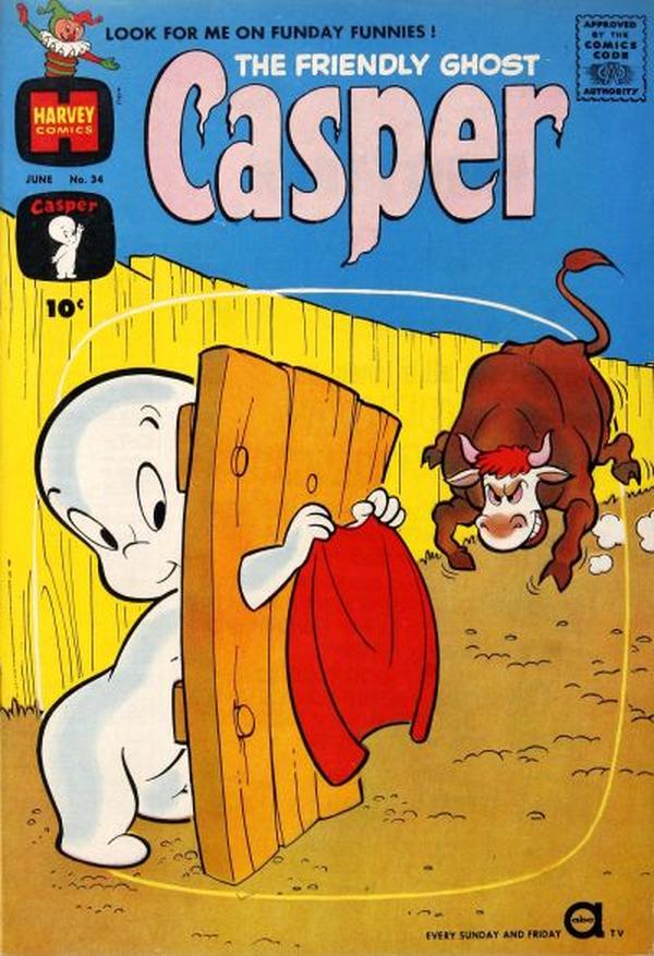 The Friendly Ghost, Casper #34 cover