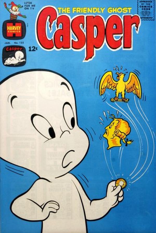 The Friendly Ghost, Casper #125 cover