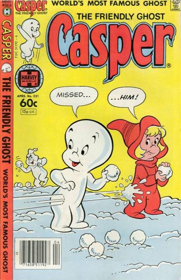The Friendly Ghost, Casper #221 cover