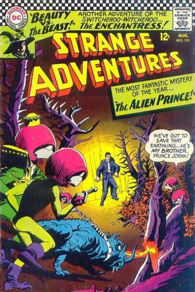 Strange Adventures #191 cover