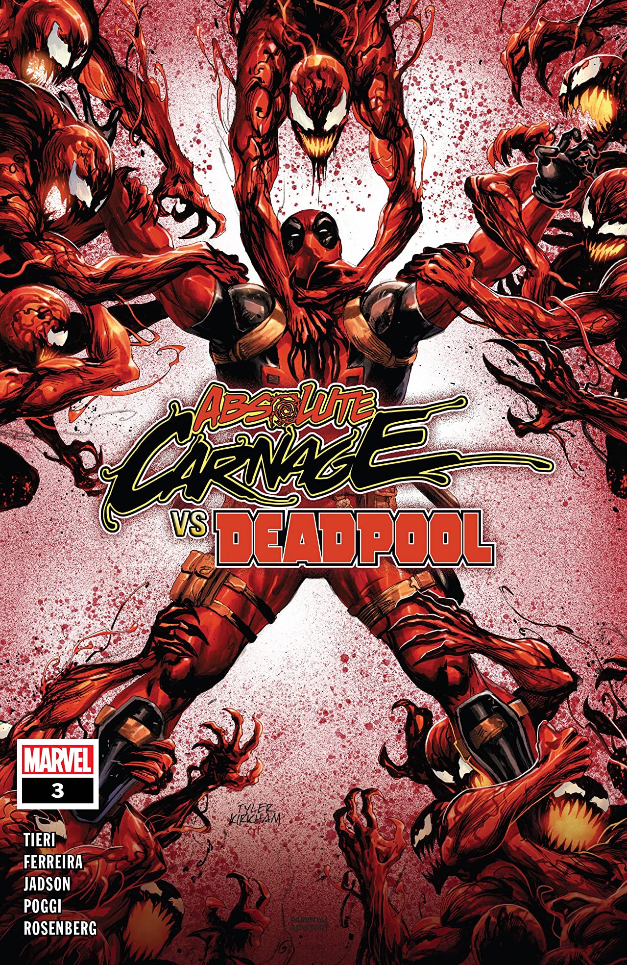 Absolute Carnage vs. Deadpool #3 cover