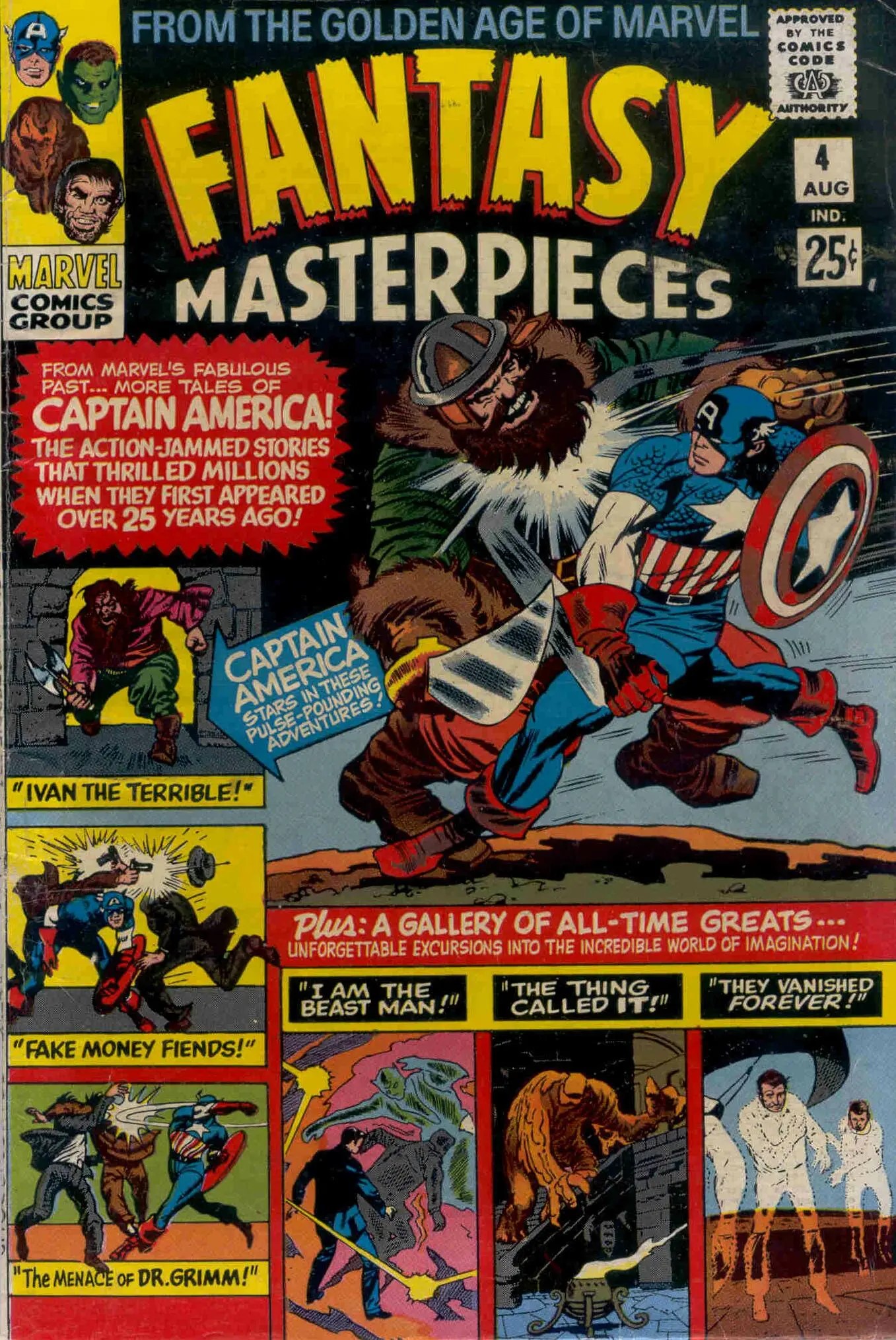 Fantasy Masterpieces #4 cover