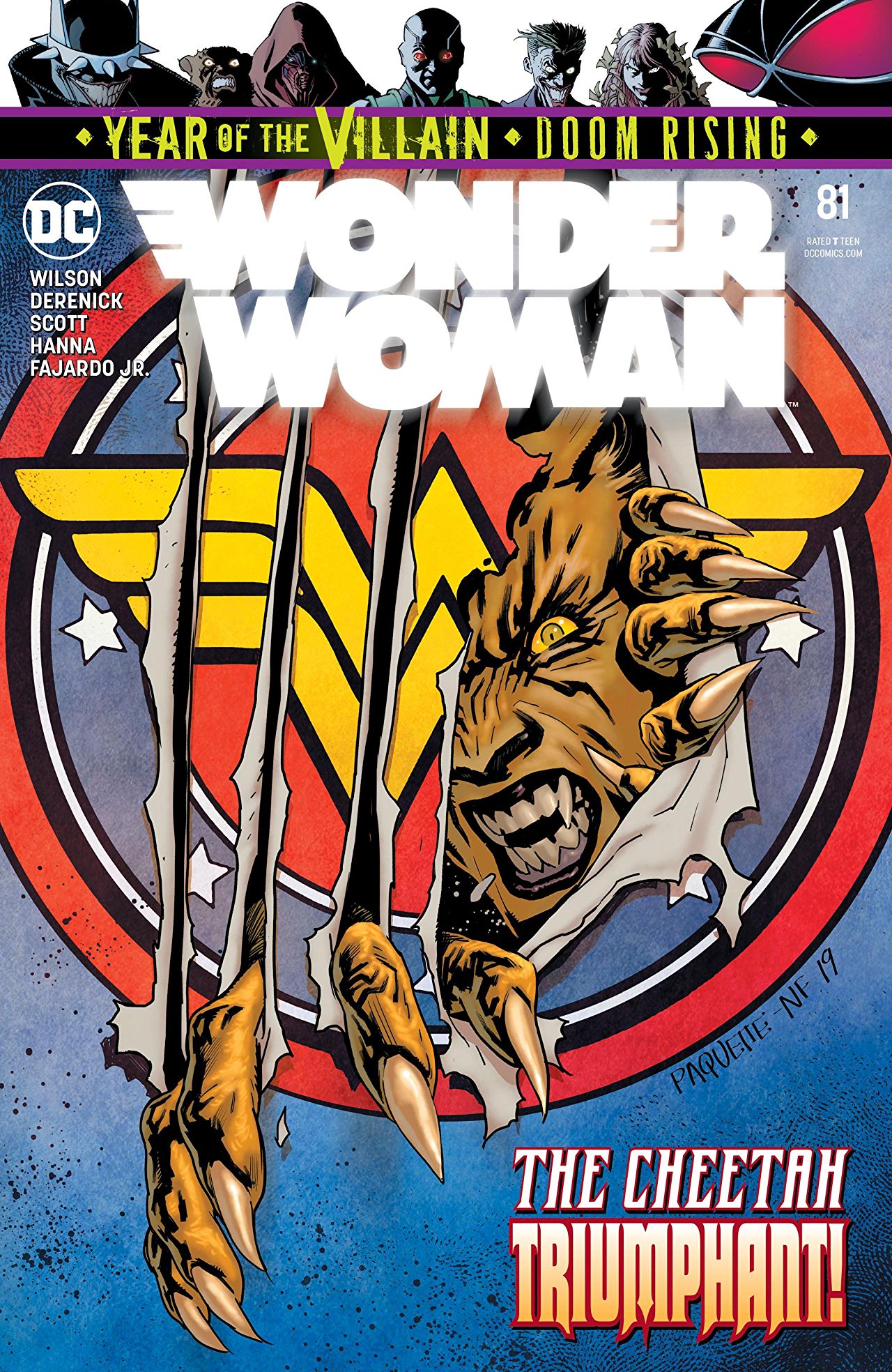 Wonder Woman #81 cover