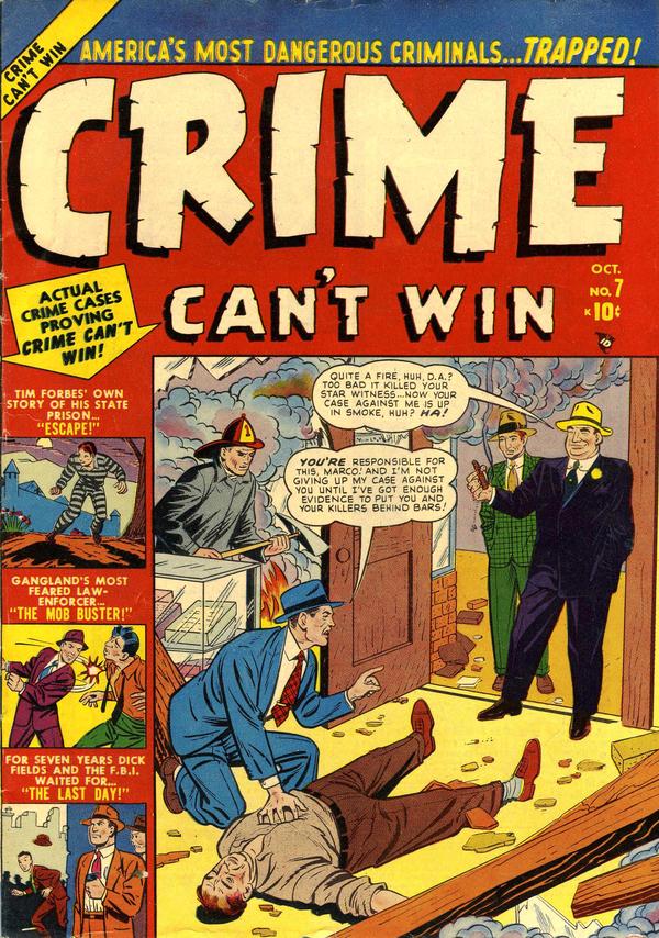 Crime Can't Win #7 cover