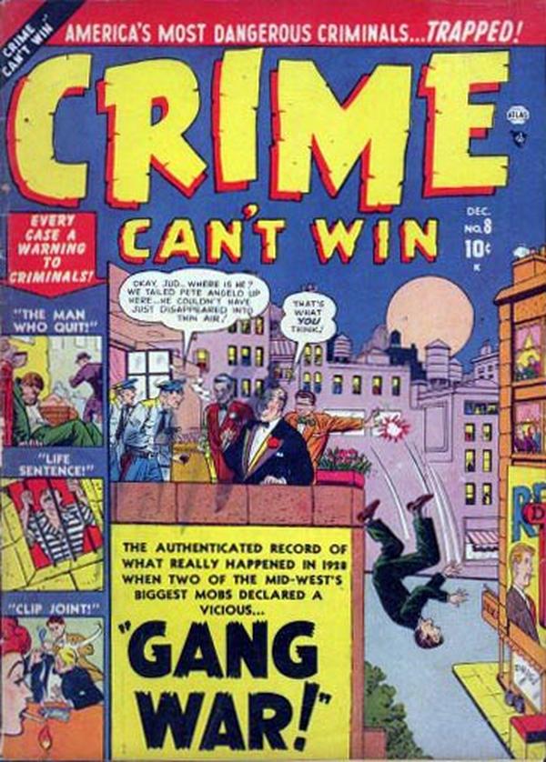Crime Can't Win #8 cover