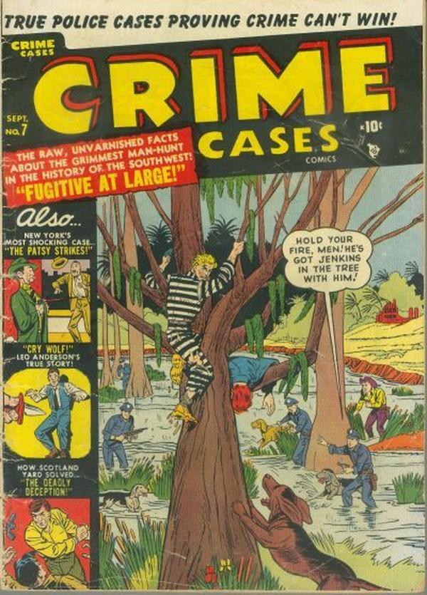 Crime Cases Comics #7 cover