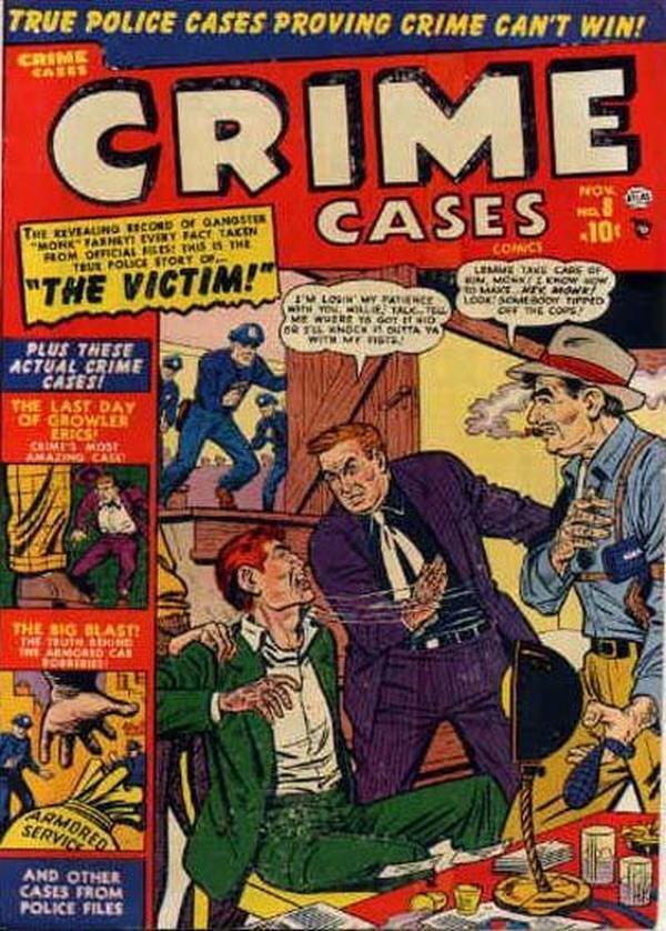 Crime Cases Comics #8 cover