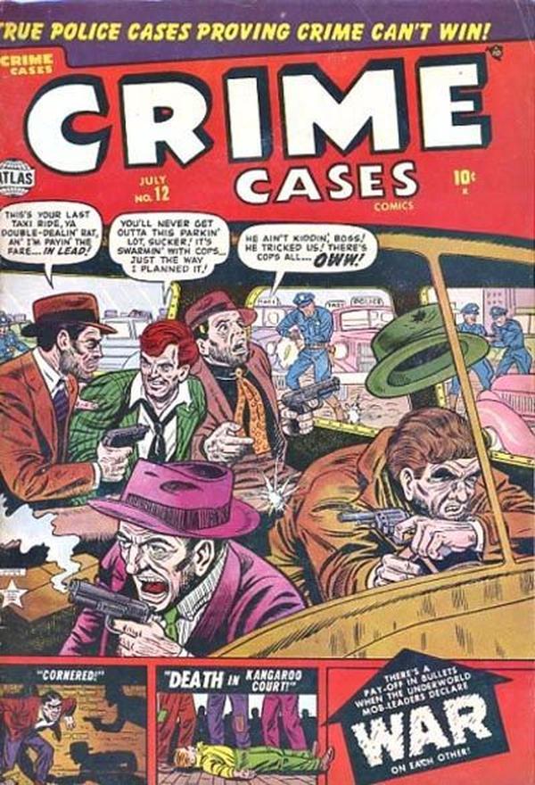 Crime Cases Comics #12 cover