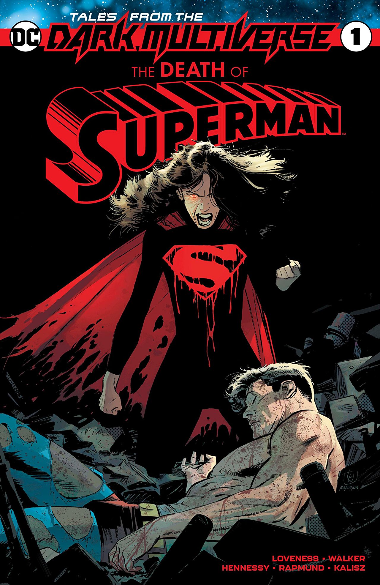 Tales from the Dark Multiverse: The Death of Superman #1 cover