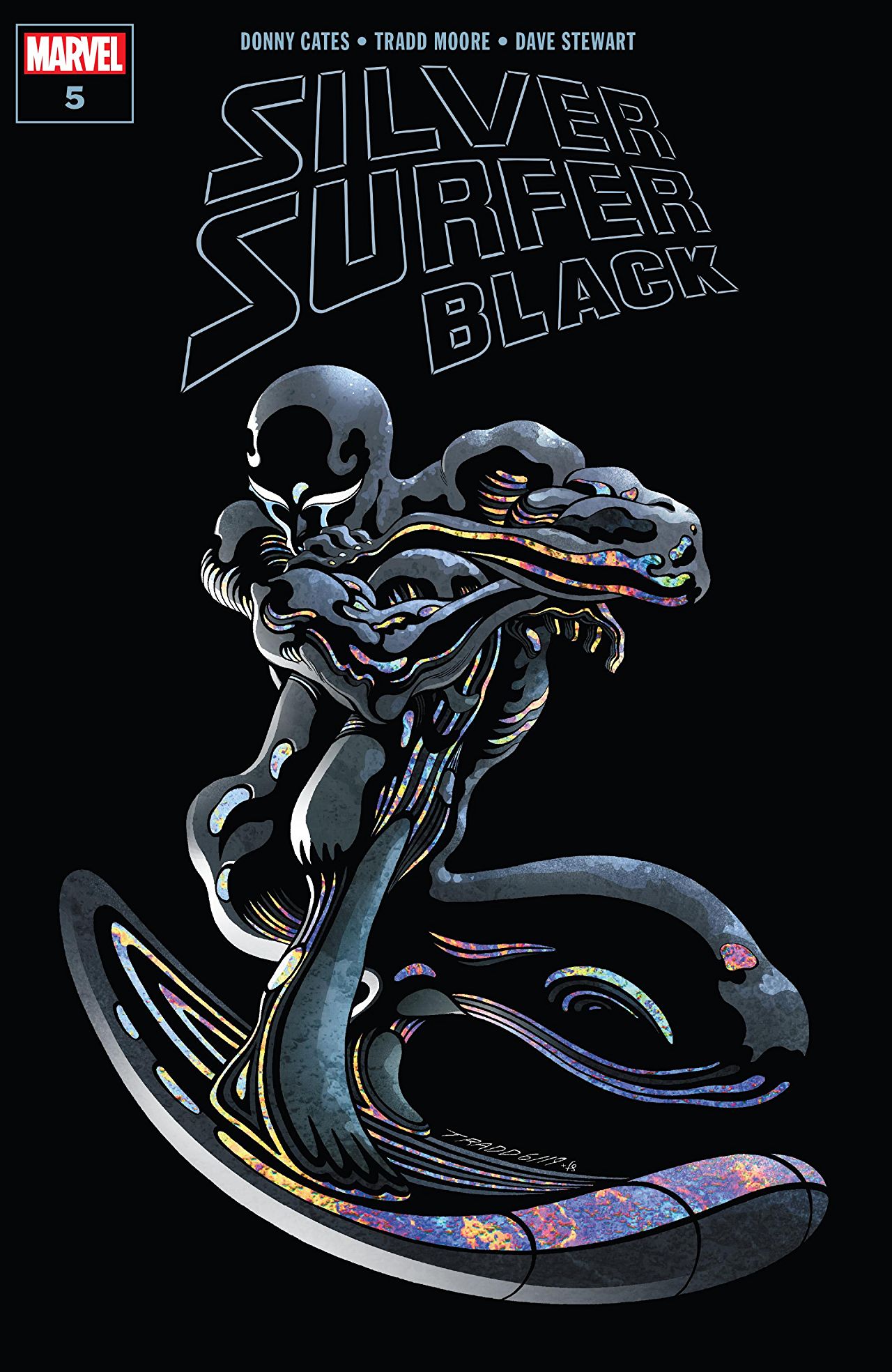 Silver Surfer: Black #5 cover