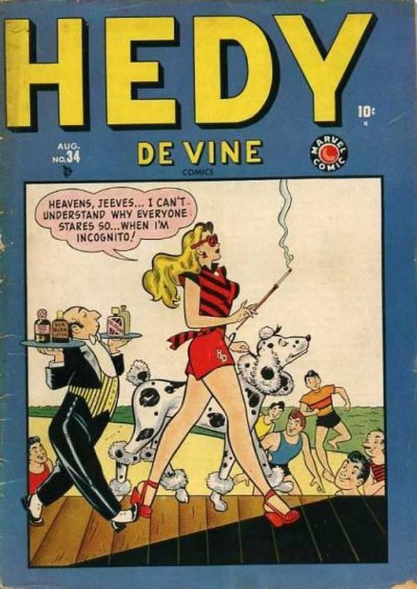 Hedy De Vine Comics #34 cover